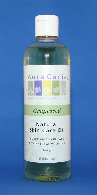 Aura Cacia Grapeseed Natural Skin Care Oil 16 oz