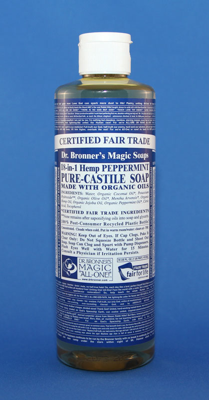 Dr Bronner's Magic Soaps Liquid Peppermint 16 oz