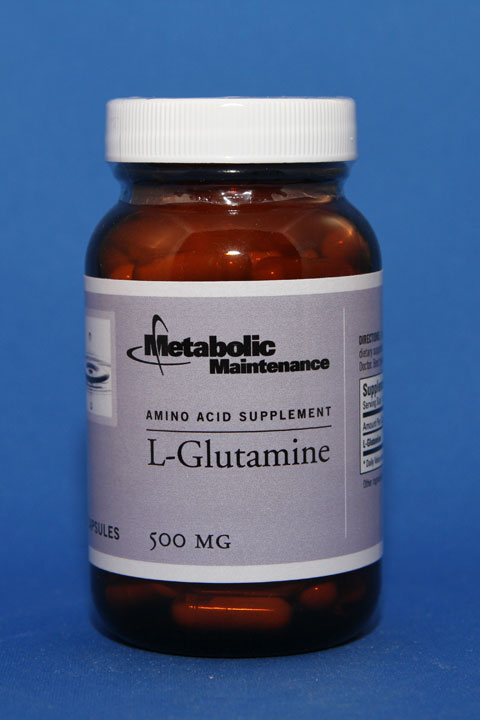 L-Glutamine 500mg 100 Capsulest - Metabolic Maintenance
