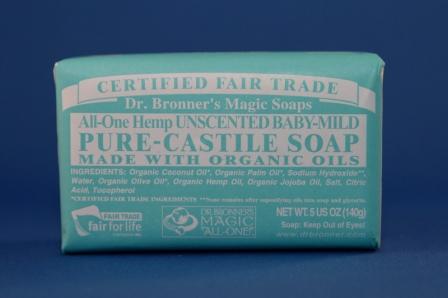 Dr. Bronner's Magic Soap .5 oz Unscented Baby-Mild