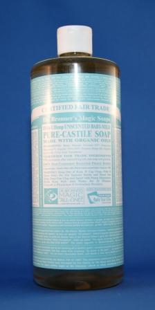 Dr. Bronner's Magic Soaps Liquid 32 oz Unscented Baby Mild