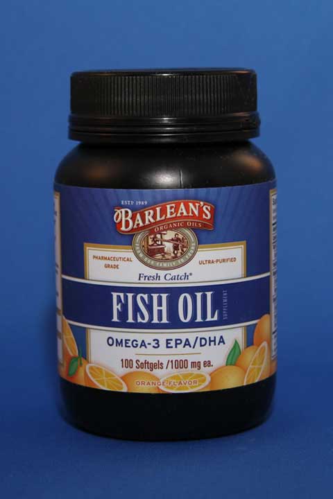 Fish Oil 1000mg 100 Softgels Orange Flavored - Barlean's