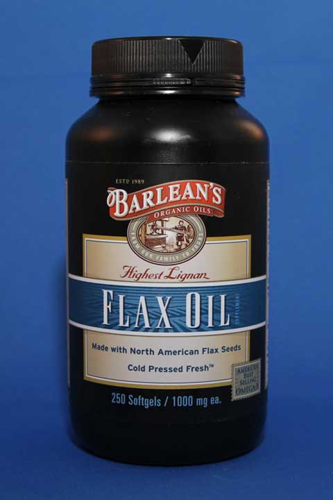 Flax Oil 1000mg 250 Softgels - Barlean's